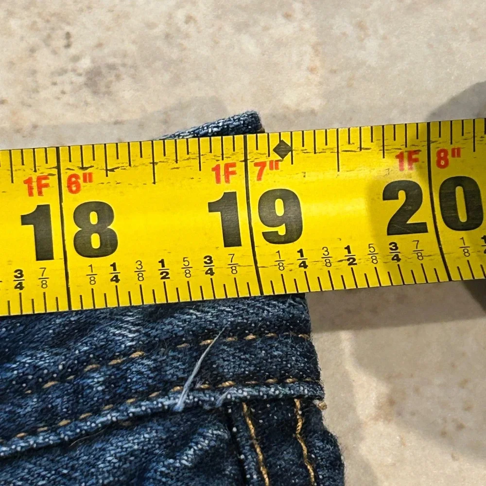 Tommy Hilfiger Premium Vintage Denim Jorts Men 38x14 Blue Relaxed Jean Shorts